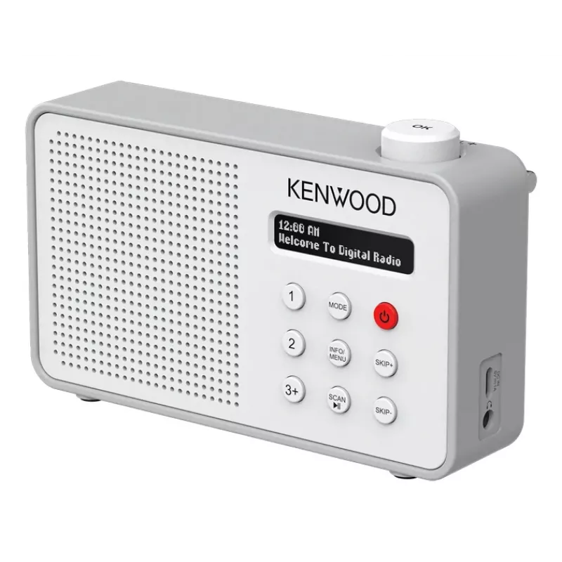 Kenwood CR-M25DAB-W radio Pārnēsājams Digitāls Balts