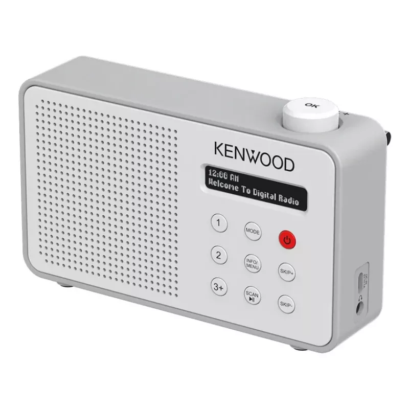 Kenwood CR-M25DAB-W radio Pārnēsājams Digitāls Balts