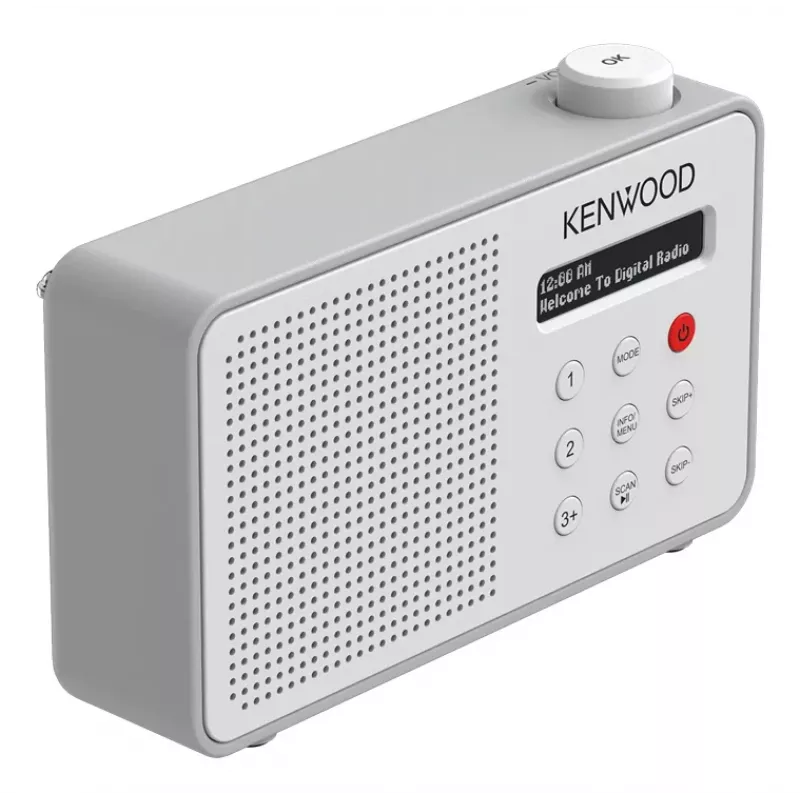 Kenwood CR-M25DAB-W radio Pārnēsājams Digitāls Balts
