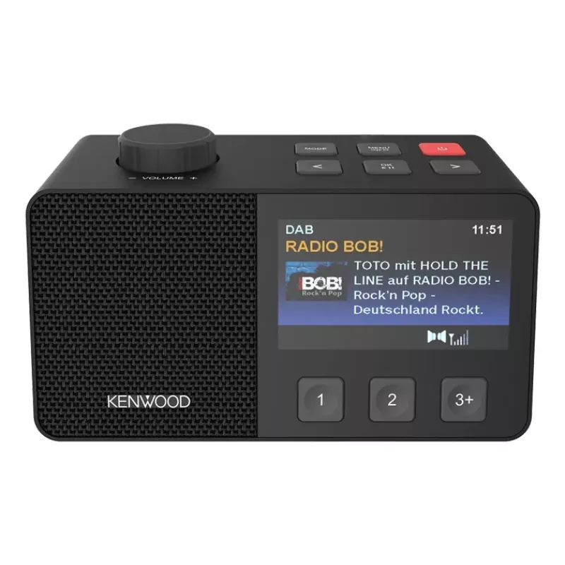 Kenwood CR-M70DAB-B Pārnēsājamais digitālais radio, melns