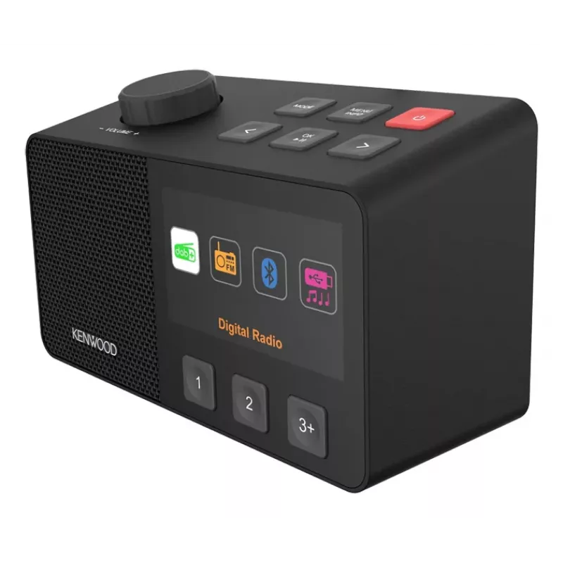Kenwood CR-M70DAB-B Pārnēsājamais digitālais radio, melns