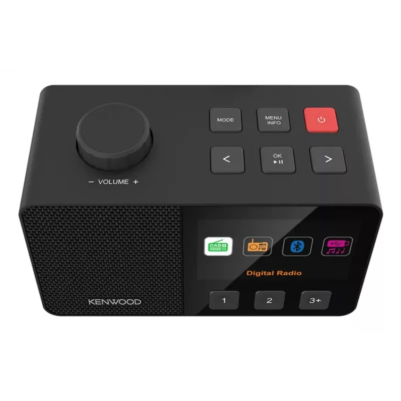 Kenwood CR-M70DAB-B Pārnēsājamais digitālais radio, melns