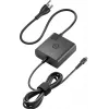 HP 65W USB-C strāvas adapteris, iekštelpām, maiņstrāva, melns