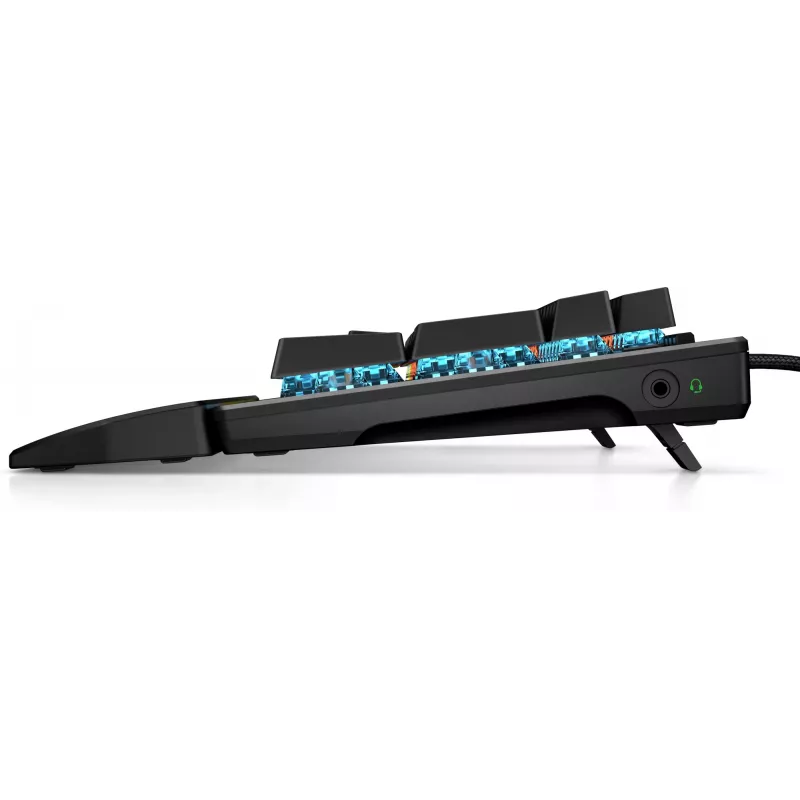 HP Pavilion Gaming tastatūra 800, pilna izmēra (100%), vadu, USB, mehāniska, melna