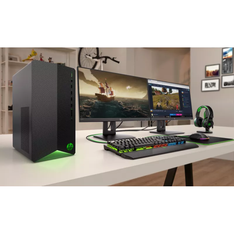 HP Pavilion Gaming tastatūra 800, pilna izmēra (100%), vadu, USB, mehāniska, melna