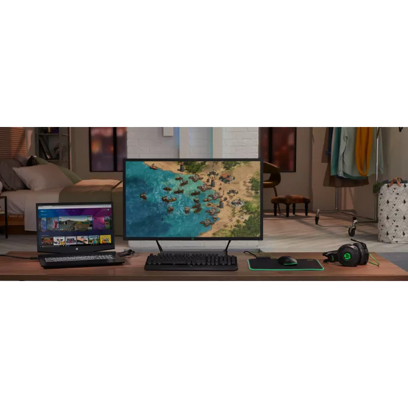 HP Pavilion Gaming tastatūra 800, pilna izmēra (100%), vadu, USB, mehāniska, melna