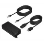 HP Poly PoE++ 65W 2.5G adapteris ar 3,66m CAT6A kabeli un strāvas vadu