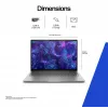 HP ZBook 8 G1i 16 collu mobilā darbstacija, Intel Core Ultra 7 255H, 32GB, 1TB SSD, NVIDIA RTX 500 Ada 4GB, Windows 11 Pro
