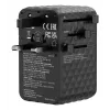 Verbatim Charge 'n' Travel 170W universāls ceļojuma adapteris, melns
