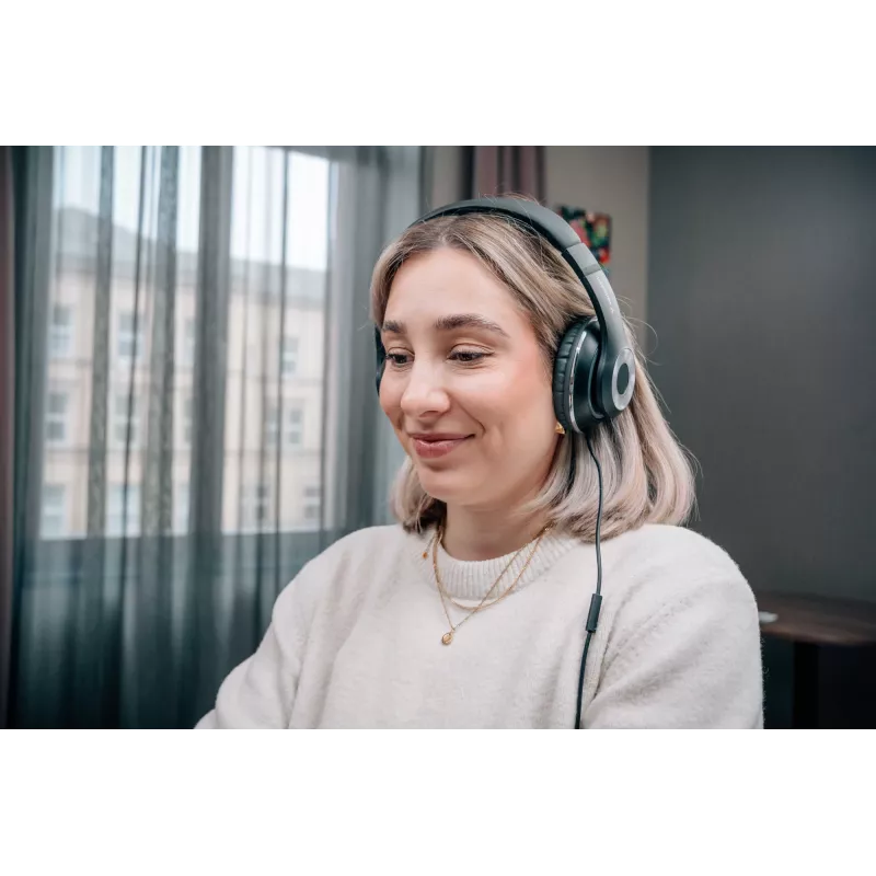 Verbatim TruSound USB-C austiņas, vadu, Mūzika/Ikdiena, 20 - 20000 Hz, 200.9 g, Austiņas, Melnas
