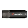 Verbatim V200 metāla USB atmiņas disks 64 GB, 64 GB, USB A tipa, 3.2 Gen 1 (3.1 Gen 1), 200 MB/s, ar vāciņu, Melns