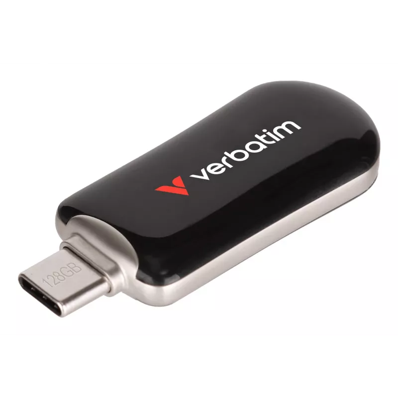 Verbatim Plectra USB-C zibatmiņa, melna, 128 GB