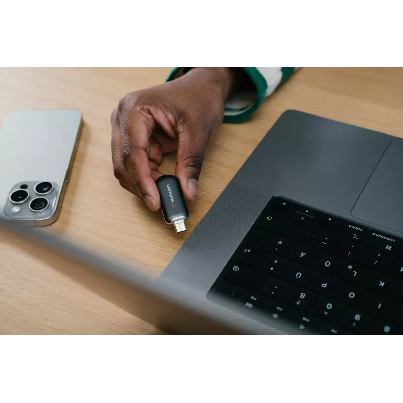 Verbatim Plectra USB-C zibatmiņa, melna, 128 GB