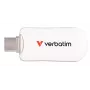 Verbatim Plectra USB-C Flash Drive balta 256GB, 256 GB, USB Type-C, 3.2 Gen 1 (3.1 Gen 1), 100 MB/s, Capless, balta
