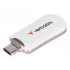 Verbatim Plectra USB-C Flash Drive balta 256GB, 256 GB, USB Type-C, 3.2 Gen 1 (3.1 Gen 1), 100 MB/s, Capless, balta