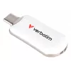 Verbatim Plectra USB-C Flash Drive balta 256GB, 256 GB, USB Type-C, 3.2 Gen 1 (3.1 Gen 1), 100 MB/s, Capless, balta