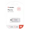 Verbatim Plectra USB-C Flash Drive balta 256GB, 256 GB, USB Type-C, 3.2 Gen 1 (3.1 Gen 1), 100 MB/s, Capless, balta