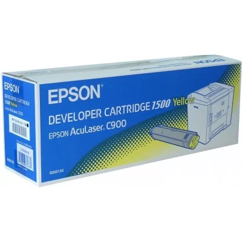 Epson AL-C900 attīstītāja kasetne dzeltena 1,5 tūkst., 1500 lappuses, dzeltena, 1 gab.
