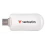 Verbatim Plectra USB-C zibatmiņa, balta, 512 GB, 512 GB, USB Type-C, 3.2 Gen 1 (3.1 Gen 1), 100 MB/s, bez vāciņa, balta