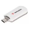 Verbatim Plectra USB-C zibatmiņa, balta, 512 GB, 512 GB, USB Type-C, 3.2 Gen 1 (3.1 Gen 1), 100 MB/s, bez vāciņa, balta