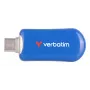 Verbatim Plectra USB-C zibatmiņa zila 64 GB, 64 GB, USB Type-C, 3.2 Gen 1 (3.1 Gen 1), 100 MB/s, bez vāciņa, zila
