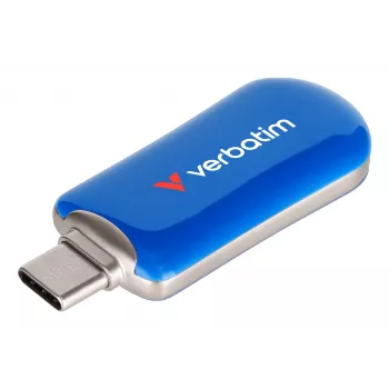 Verbatim Plectra USB-C zibatmiņa zila 512 GB, 512 GB, USB Type-C, 3.2 Gen 1 (3.1 Gen 1), 100 MB/s, vāciņš nepieciešams, zila