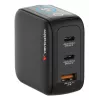 Verbatim Mini GaN lādētājs 65W ar Displeju, iekštelpās, maiņstrāva, 20 V, melns