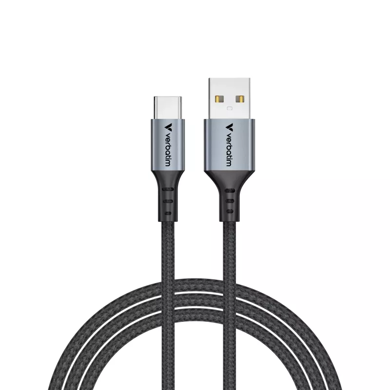Verbatim Sync & Charge kabelis USB-A uz USB-C 120 cm, 1,2 m, USB A, USB C, USB 2.0, 0,48 Gbit/s, melns