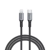 Verbatim Sync & Charge kabelis USB-C uz Lightning 120 cm, 1.2 m, Lightning, USB C, vīrišķais, vīrišķais, melns