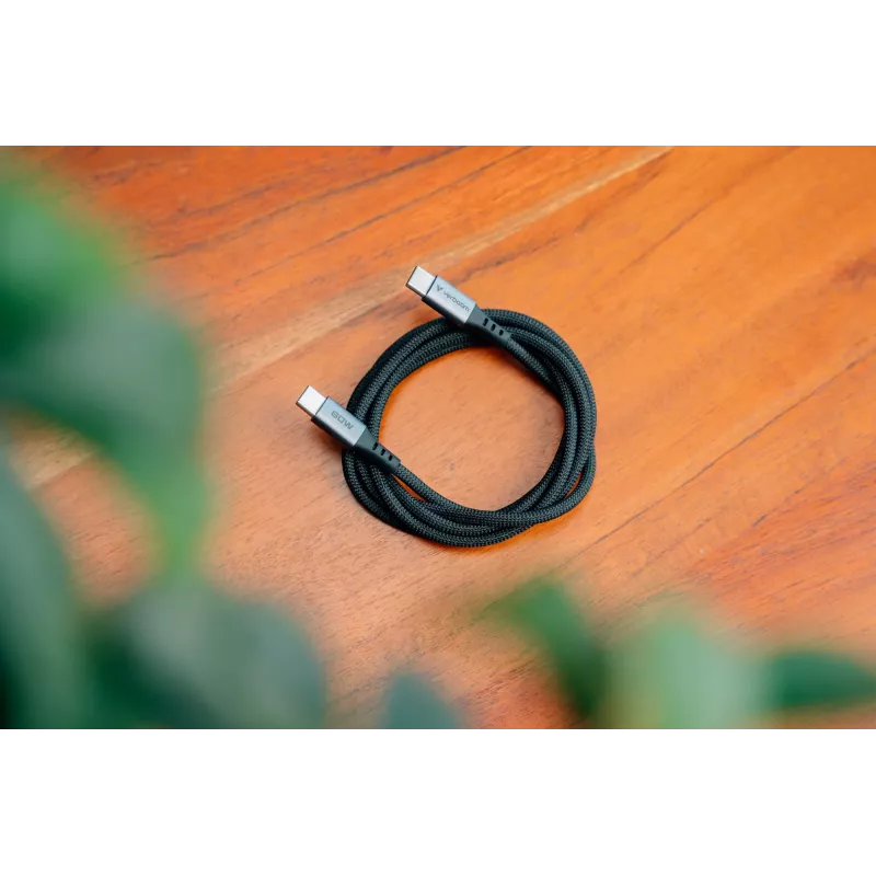 Verbatim Sync & Charge kabelis - 60W USB-C uz USB-C 120 cm, 1,2 m, USB C, USB C, USB 2.0, 0,48 Gbit/s, melns