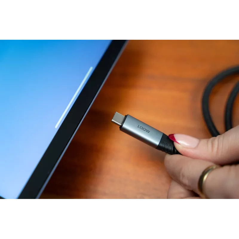 Verbatim Sync & Charge kabelis - 100W USB-C uz USB-C 120 cm, 1,2 m, USB C, USB C, USB 2.0, 0,48 Gbit/s, melns