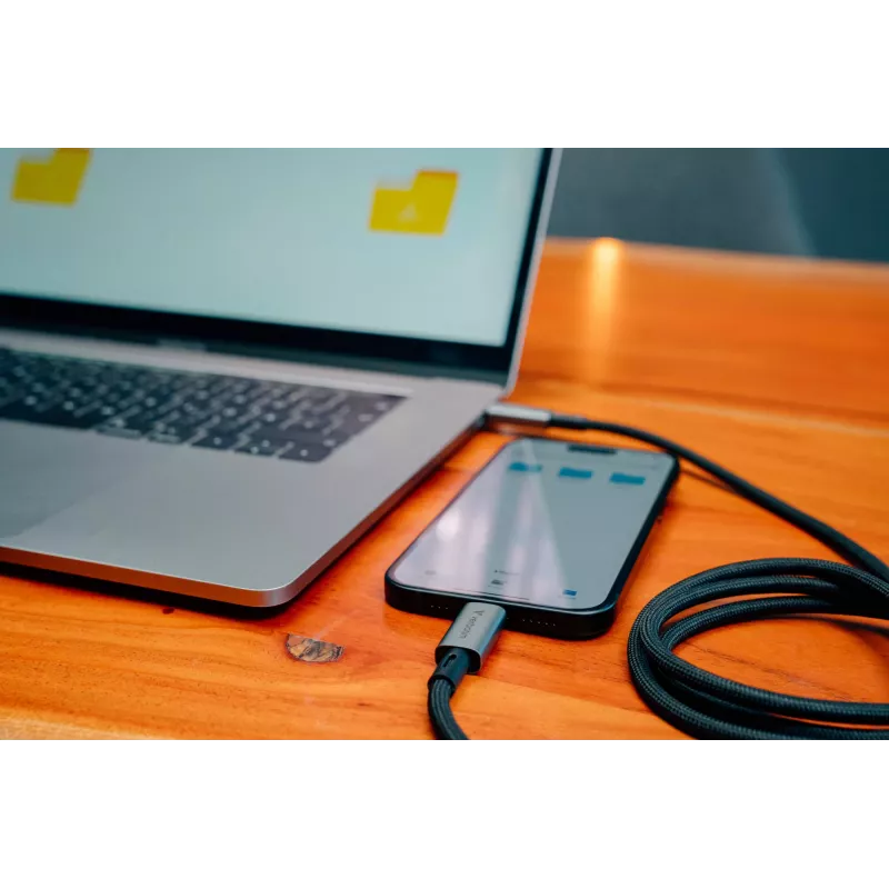 Verbatim Sync & Charge USB C uz USB C 240W 40 Gbps 120 cm, 1,2 m, USB C, USB C, USB4 Gen 2x2, 40 Gbit/s, Melna
