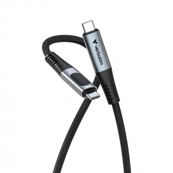 Verbatim Sync & Charge USB C uz USB C 240W 40 Gbps Displejs 120 cm