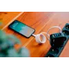 Verbatim Sync & Charge Magnetic kabelis - 60W USB-C to USB-C 120 cm Pelēks