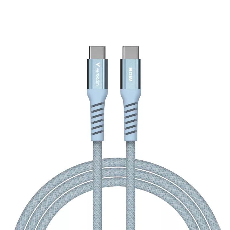 Verbatim Sync & Charge Magnetic kabelis - 60W USB-C to USB-C 120 cm Blue