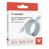 Verbatim Sync & Charge Magnetic kabelis - 60W USB-C to USB-C 120 cm Blue