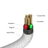 Verbatim Sync & Charge magnētiskais kabelis - 100W USB-C uz USB-C 120 cm pelēks