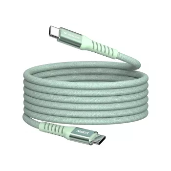 Verbatim Sync & Charge Magnetic kabelis - 100W USB-C to USB-C 120 cm Zaļš