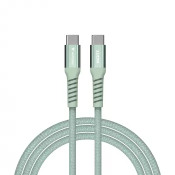 Verbatim Sync & Charge Magnetic kabelis - 100W USB-C to USB-C 120 cm Zaļš