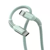 Verbatim Sync & Charge Magnetic kabelis - 100W USB-C to USB-C 120 cm Zaļš