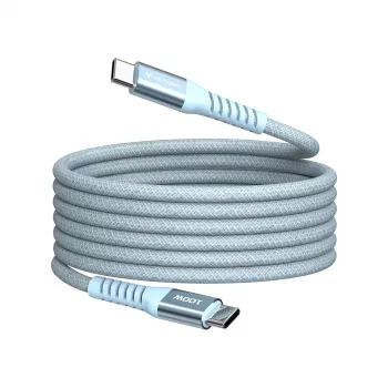 Verbatim Sync & Charge magnētiskais kabelis - 100W USB-C uz USB-C 120 cm zils