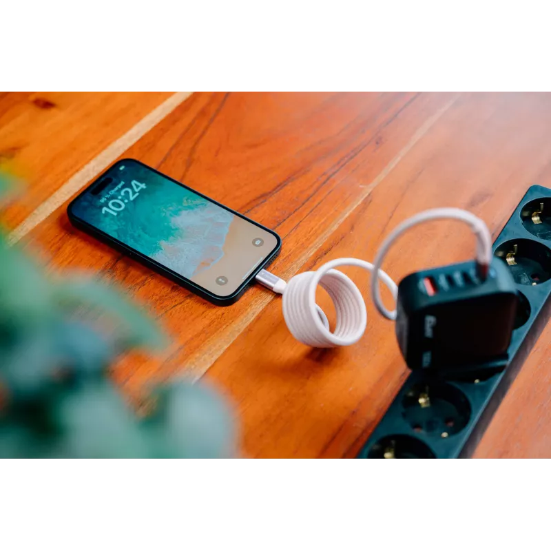 Verbatim Sync & Charge magnētiskais kabelis - 100W USB-C uz USB-C 120 cm zils