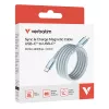 Verbatim Sync & Charge magnētiskais kabelis - 100W USB-C uz USB-C 120 cm zils
