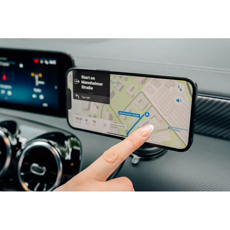 Verbatim Charge 'n' Drive Qi2 Magnetic Wireless Car Charger RGB