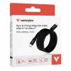 Verbatim Sync & Charge Magnetic kabelis - 100W USB-C to USB-C 120 cm Melns