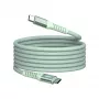 Verbatim Sync & Charge Magnetic kabelis - 60W USB-C to USB-C 120 cm zaļa