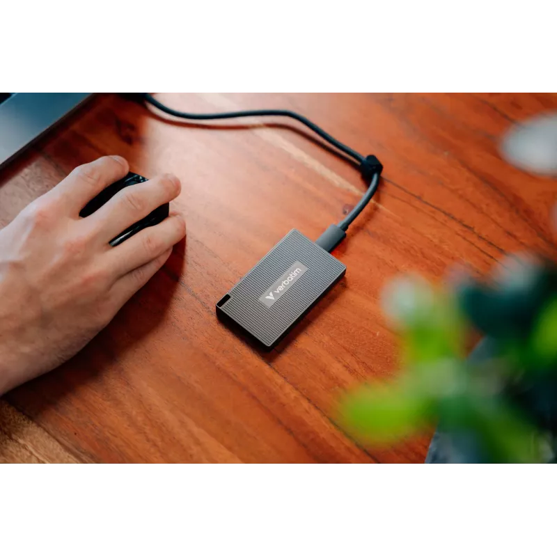 Verbatim Metal Mini SSD USB-C 3.2 Gen 2 1 TB, 1 TB, USB Type-C, USB 3.2 Gen 2x2, 2000 MB/s, 10 Gbit/s, pelēks