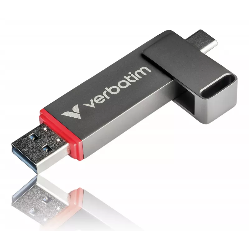 Verbatim Dual QuickStick USB zibatmiņa 512 GB USB Type-A / USB Type-C 3.2 Gen 1 (3.1 Gen 1) pelēka