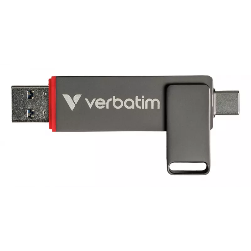 Verbatim Dual QuickStick USB zibatmiņa 512 GB USB Type-A / USB Type-C 3.2 Gen 1 (3.1 Gen 1) pelēka