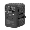 Verbatim UTA-05 65W GaN III universālais ceļojumu adapteris ar 2 x USB-C PD & QC 4+ un 2 x USB-A portiem